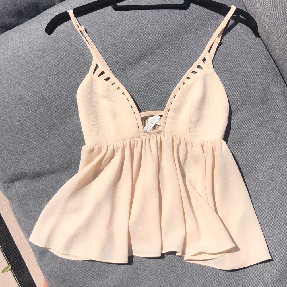 Plunge Neckline Top